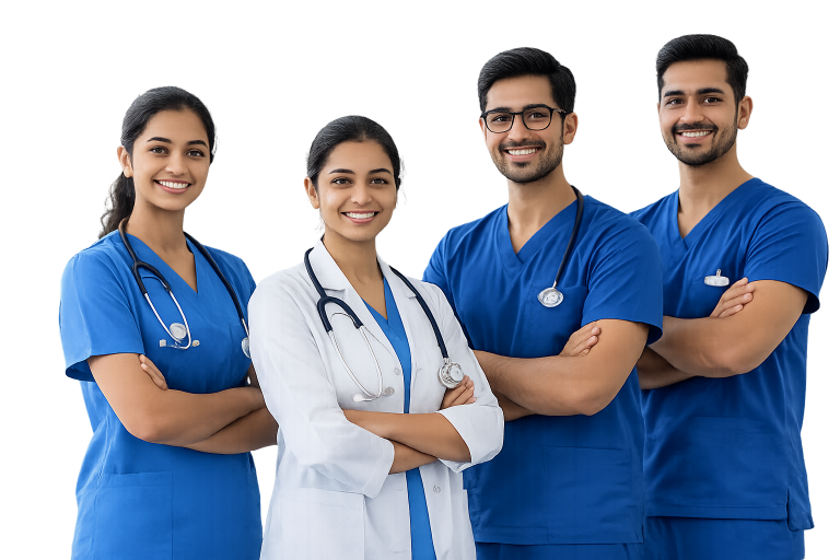 Healthcare professionals team with 7 years of guidance experience